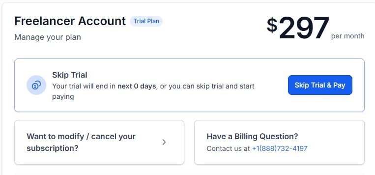 extend your gohighlevel trial
