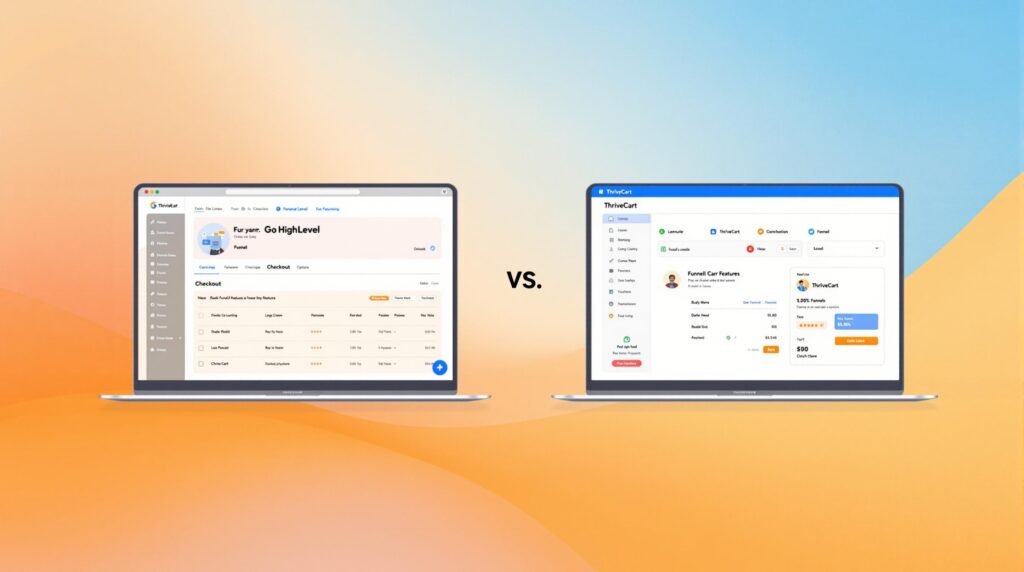 GoHighLevel vs ThriveCart: Best for Funnels and Checkout?